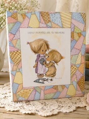Vintage 1972 Hallmark Betsey Clark Photo Album Scrapbook 11x11 Quilted Unused